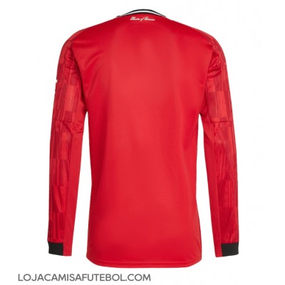 Camisa de Futebol Manchester United Equipamento Principal 2025-26 Manga Comprida Camisa de Futebol Manchester United Equipamento Principal 2025-26 Manga Comprida